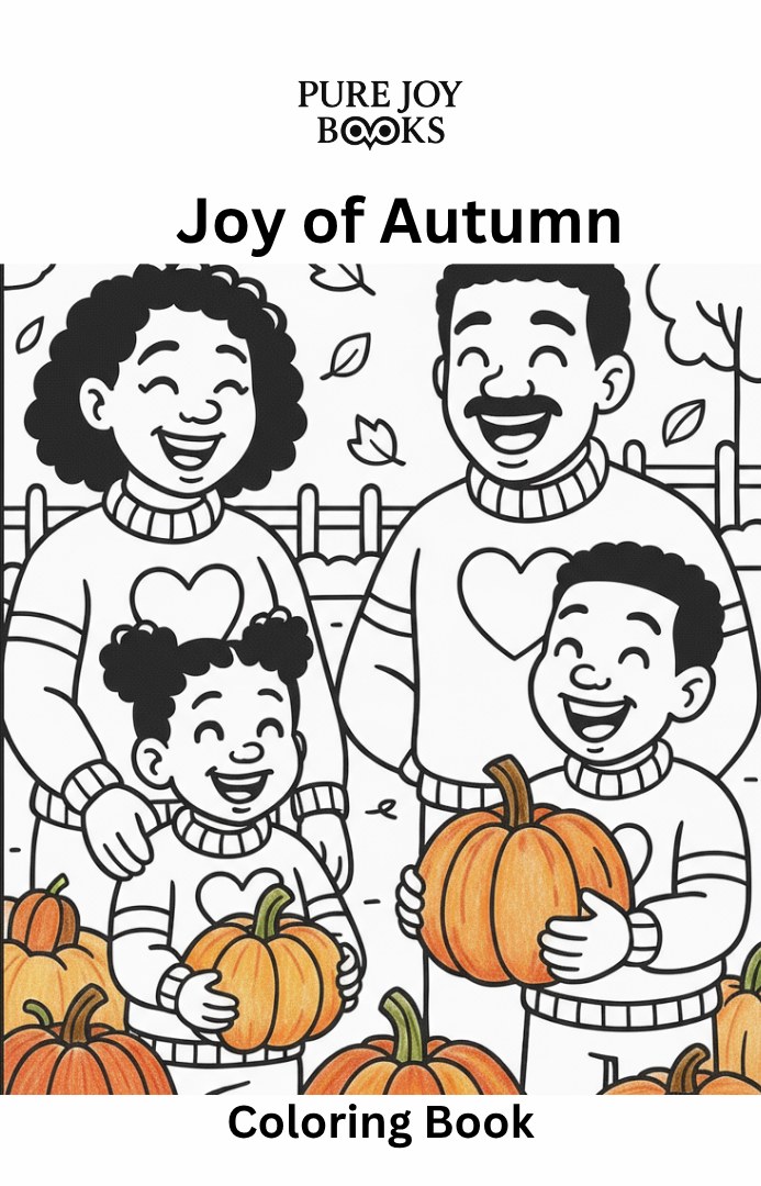 Cover of Joy of Autumn coloring book