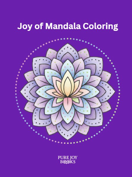 Joy of Mandala coloring book cover