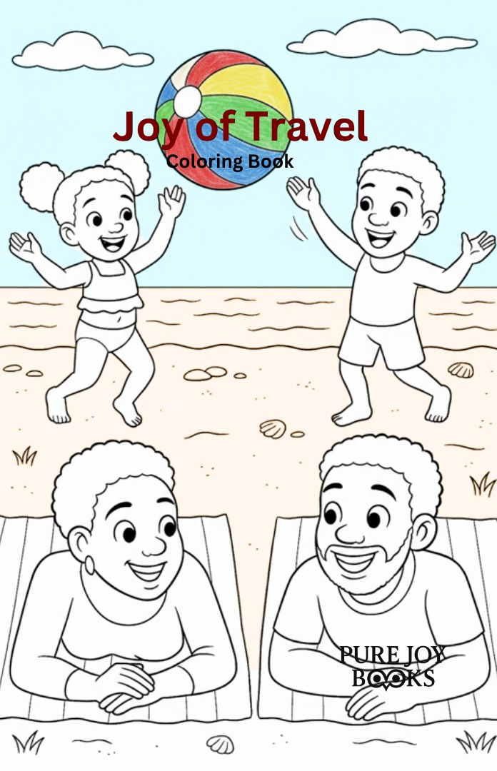 Joy of Travel coloring book cover
